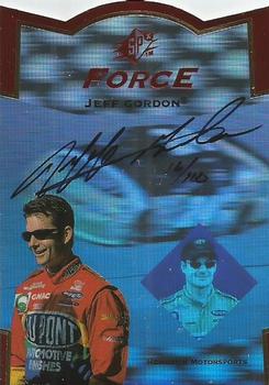 1997 SP - SPx Force Autographs #SF1 Jeff Gordon Front