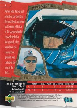 1997 SP - Super Series #6 Mark Martin Back
