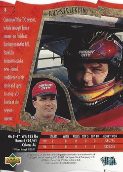 1997 SP - Super Series #8 Hut Stricklin Back