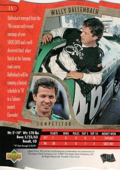 1997 SP - Super Series #15 Wally Dallenbach Back