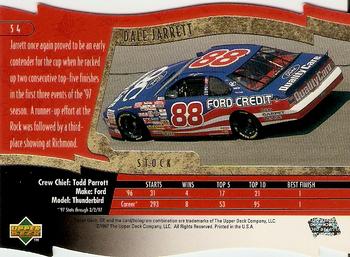 1997 SP - Super Series #54 Dale Jarrett's Car Back