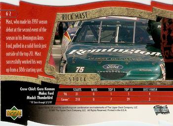 1997 SP - Super Series #62 Rick Mast's Car Back