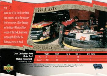 1997 SP - Super Series #70 Ernie Irvan's Car Back