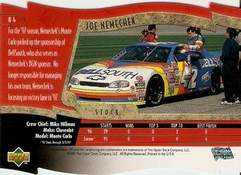 1997 SP - Super Series #84 Joe Nemechek Back
