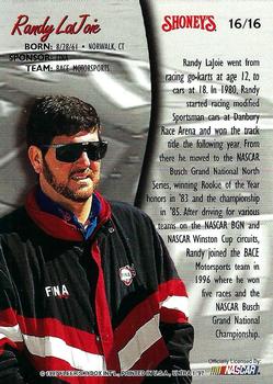 1997 Ultra Shoney's #16 Randy LaJoie Back