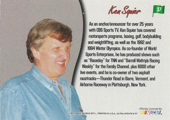 1997 Ultra Update #37 Ken Squier Back
