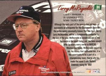 1997 Ultra Update #39 Larry McReynolds Back