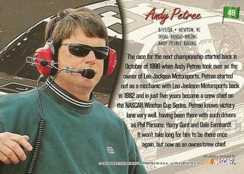 1997 Ultra Update #48 Andy Petree Back
