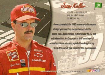 1997 Ultra Update #58 Jason Keller Back