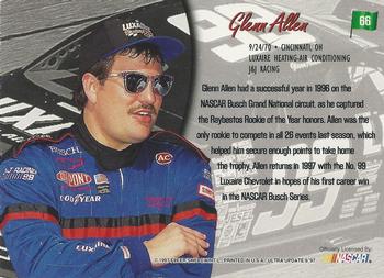 1997 Ultra Update #66 Glenn Allen Back