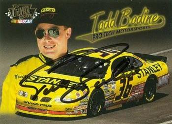 1997 Ultra Update - Autographs #54 Todd Bodine Front