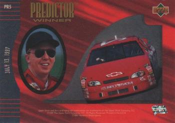 1997 Upper Deck Road to the Cup - Predictor Plus Cels Exchange #PR5 Ricky Craven Back