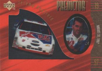 1997 Upper Deck Road to the Cup - Predictor Plus Cels Exchange #PR15 Jeremy Mayfield Front