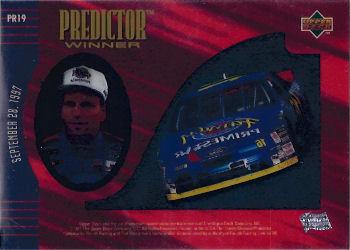 1997 Upper Deck Road to the Cup - Predictor Plus Cels Exchange #PR19 Ted Musgrave Back