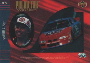 1997 Upper Deck Road to the Cup - Predictor Plus Cels Exchange #PR26 Bobby Hamilton Back