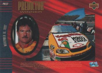 1997 Upper Deck Road to the Cup - Predictor Plus Cels Exchange #PR27 Terry Labonte Back