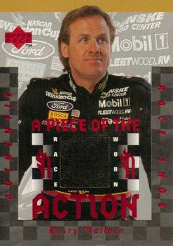 1997 Upper Deck Victory Circle - A Piece of the Action #FS6 Rusty Wallace Front