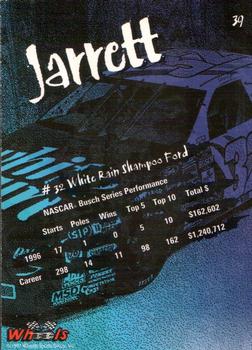 1997 Wheels Predator - Black Wolf First Slash #39 Dale Jarrett Back