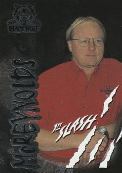 1997 Wheels Predator - Black Wolf First Slash #55 Larry McReynolds Front