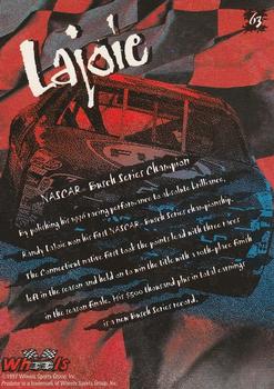 1997 Wheels Predator - Black Wolf First Slash #63 Randy LaJoie Back