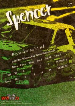 1997 Wheels Predator - First Slash #27 Jimmy Spencer Back