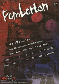 1997 Wheels Predator - Grizzly First Slash #52 Robin Pemberton Back