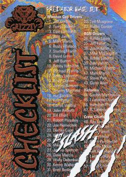 1997 Wheels Predator - Grizzly First Slash #66 Checklist Front
