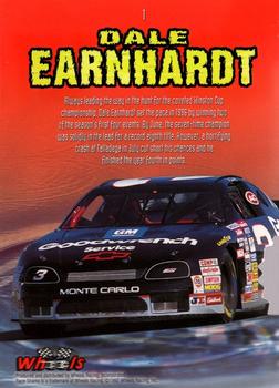 1997 Wheels Race Sharks - First Bite #1 Dale Earnhardt Back