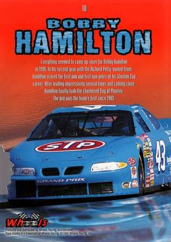 1997 Wheels Race Sharks - First Bite #10 Bobby Hamilton Back