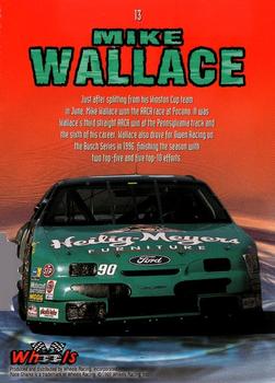 1997 Wheels Race Sharks - First Bite #13 Mike Wallace Back