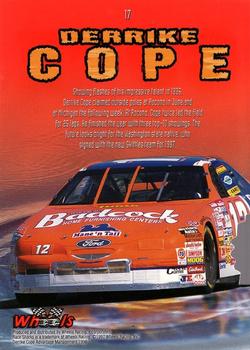 1997 Wheels Race Sharks - First Bite #17 Derrike Cope Back