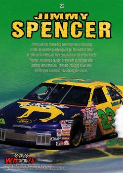 1997 Wheels Race Sharks - First Bite #23 Jimmy Spencer Back