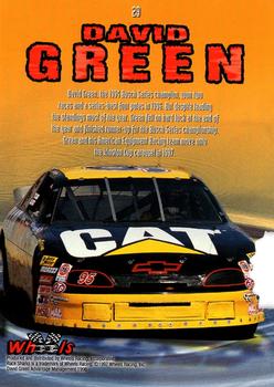 1997 Wheels Race Sharks - First Bite #29 David Green Back