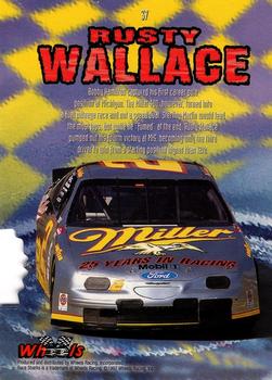 1997 Wheels Race Sharks - First Bite #37 Rusty Wallace Back