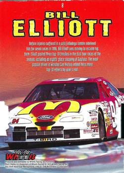 1997 Wheels Race Sharks - First Bite #8 Bill Elliott Back