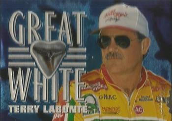 1997 Wheels Race Sharks - Great White Shark's Teeth First Bite #GW3 Terry Labonte Front