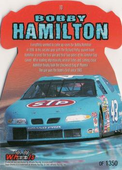 1997 Wheels Race Sharks - Hammerhead #10 Bobby Hamilton Back
