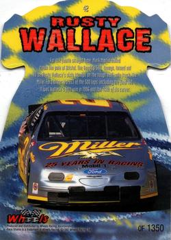 1997 Wheels Race Sharks - Hammerhead #42 Rusty Wallace Back