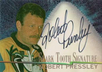 1997 Wheels Race Sharks - Shark Tooth Signatures #ST8 Robert Pressley Front