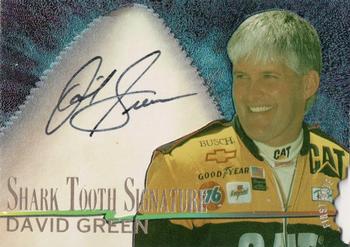 1997 Wheels Race Sharks - Shark Tooth Signatures First Bite #ST14 David Green Front