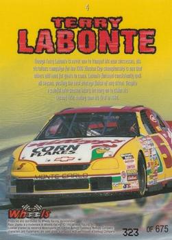 1997 Wheels Race Sharks - Tiger Shark #4 Terry Labonte Back