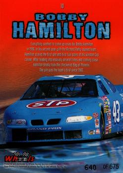 1997 Wheels Race Sharks - Tiger Shark #10 Bobby Hamilton Back
