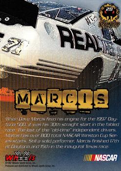 1997 Wheels Viper - Black Racer First Strike #28 Dave Marcis Back