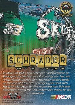 1997 Wheels Viper - First Strike #29 Ken Schrader Back
