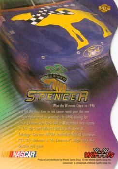 1997 Wheels Viper - Sidewinder First Strike #S12 Jimmy Spencer Back