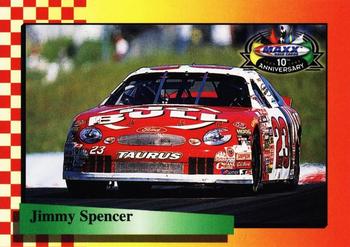 1998 Maxx 10th Anniversary #67 Jimmy Spencer's Car Front