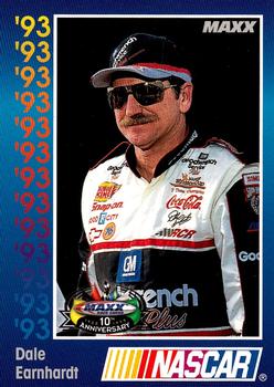 1998 Maxx 10th Anniversary #119 Dale Earnhardt Front
