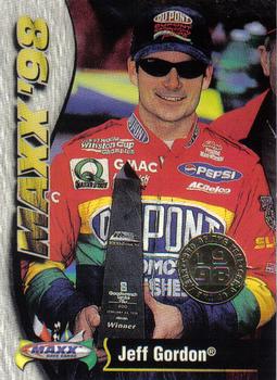 1998 Maxx 10th Anniversary - Card of the Year #CY10 Jeff Gordon Front