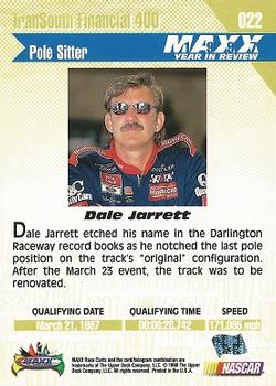 1998 Maxx 1997 Year In Review #022 Dale Jarrett Back