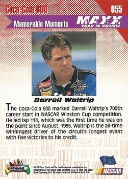 1998 Maxx 1997 Year In Review #055 Darrell Waltrip Back
